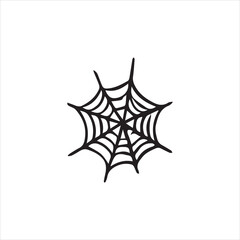 illustration of a Spider web vector