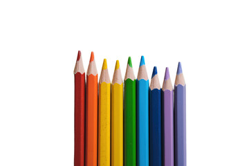 a variety of colorful pencils