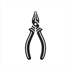 pliers isolated on white