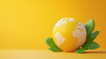 Sustainable Concepts for Organic Farming in Vibrant Yellow and Green Aesthetics