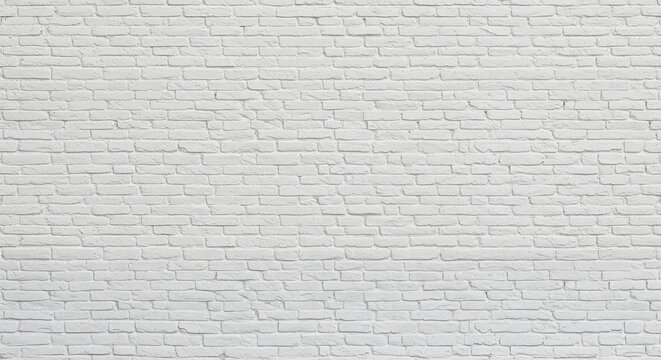 Fototapeta White brick wall background abstract concrete floor or old cement grunge background with white empty.