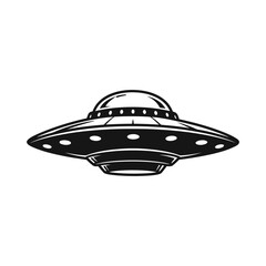 Ufo silhouette graphic silhouette 