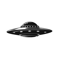 UFO Silhouettes vector graphic