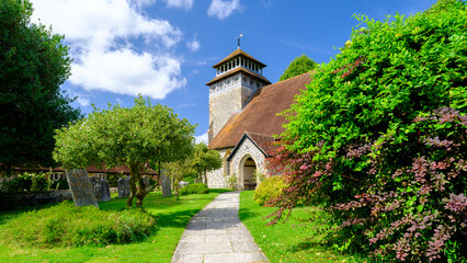St Andrew's Church, Meonstoke, South Downs National Park, Hampshire