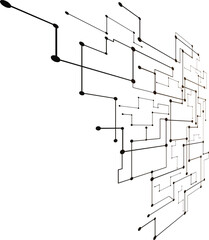 computer chip concept of network background.