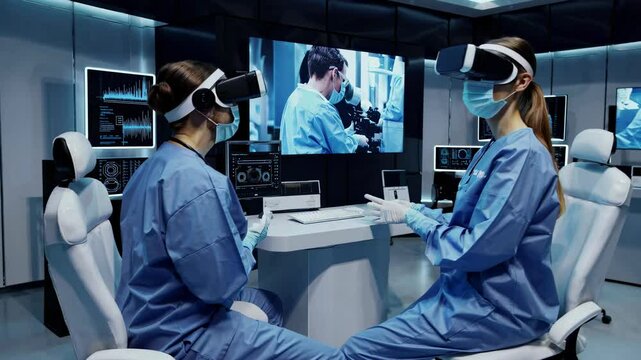 Advanced robotics in medical training environment showcases innovative technology in healthcare