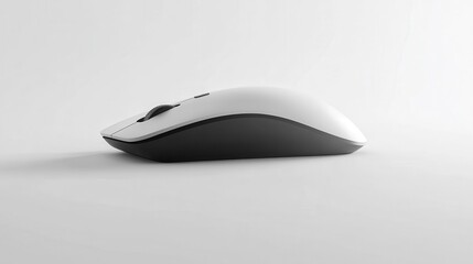 Classic Computer Mouse with Rubberized Sides Design