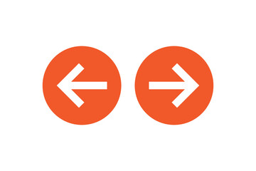 right left arrows button icon