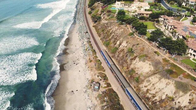 Trestles in San Clemente seen from above