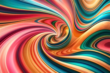 Obraz premium A colorful wavy background