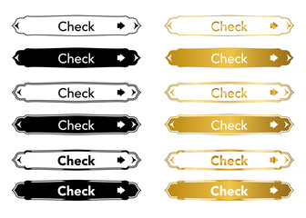 シンプルな矢印付きリンクボタン07
