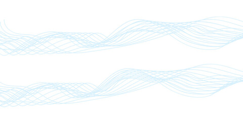 abstract, blue, wave, background, line, art, illustration