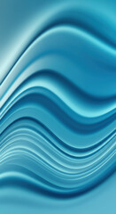 Fototapeta premium Soft blue waves create a calming visual effect in an artistic display of fluid motion and harmony