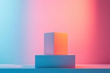 background with boxes