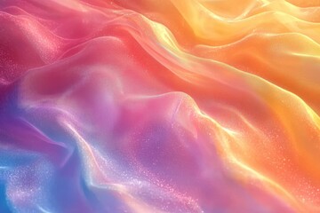 Fototapeta premium Blur, grain, and texture of iridescent holographic abstract aurora light neon colors background