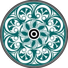 Radial Symmetry Mandala High Quality Editable Mandala Vector Design and Illustration
