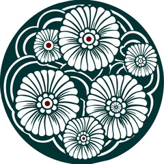 Concentric Floral Patterns High Quality Editable Mandala Vector Design and Illustration