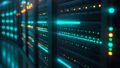 Naklejka premium Digital Data Storage System
