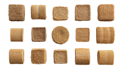 Rustic Hay Bale Arrangement Photography Stock Image for Websites