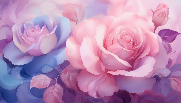 illustration of Roses for background graphic resource