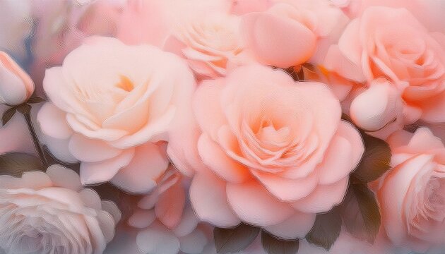 illustration of Roses for background graphic resource