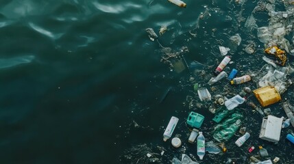 Pollution in Lakes with Educational Labels in High Contrast