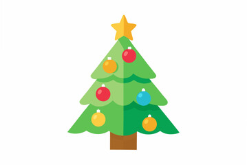 christmas tree illustration