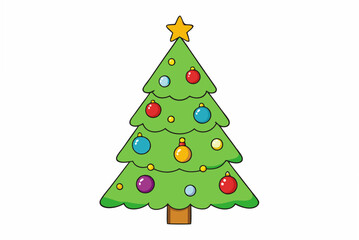 christmas tree illustration