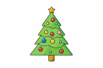 abstract christmas tree