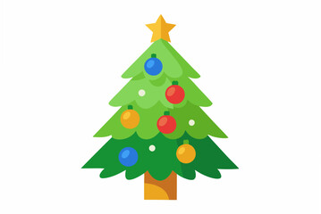 abstract christmas tree