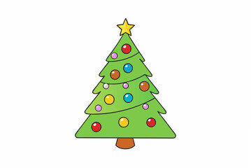 christmas tree illustration