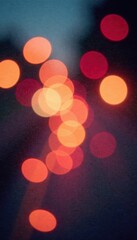 Fototapeta premium Soft focus bokeh lights in abstract background, abstract background, ambient glow