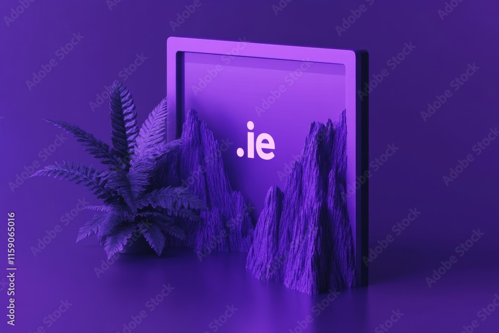 Aufkleber A flat 2D illustration of a browser window with 