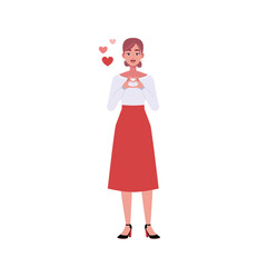 019 - Character stand with heart