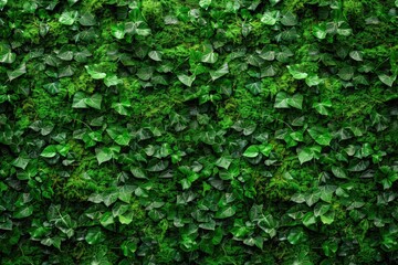 top view green moss for background texture close