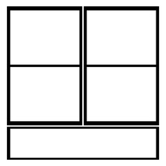 Collage photo effect Photos mock up template background 5 photos