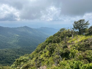 祖母山山頂眺望
