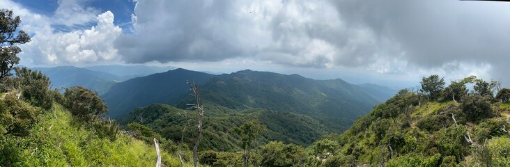 祖母山山頂眺望
