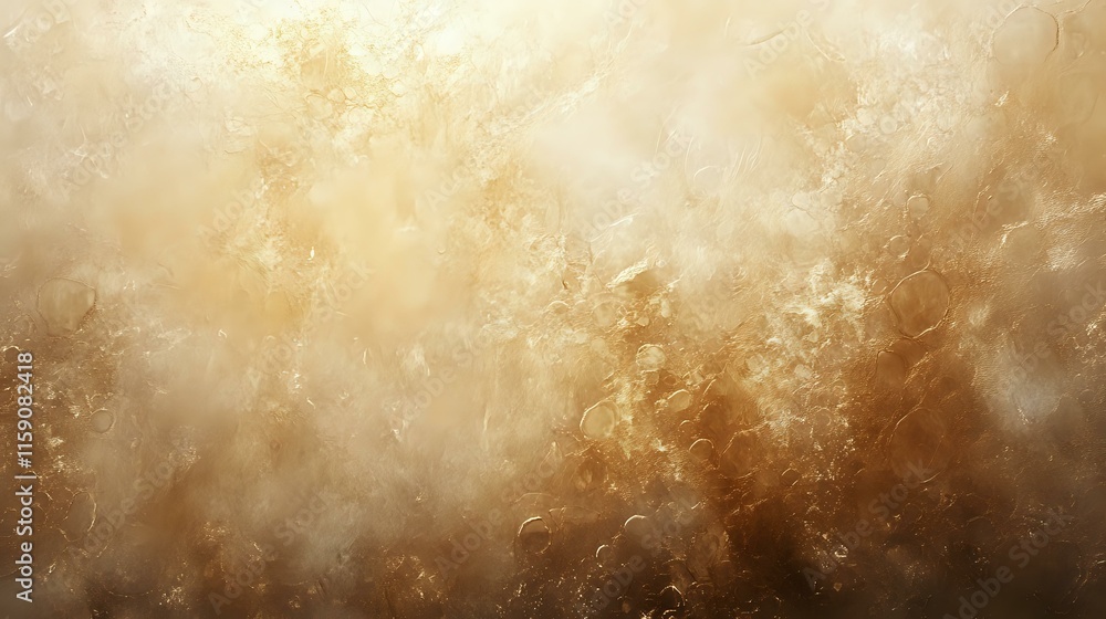 Poster abstract background in warm beige with subtle textured patterns and glowing light spots creating a c