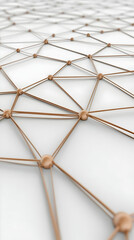 Abstract 3D Network Illustration