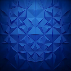 Obraz premium Abstract 3D Blue Geometric Background