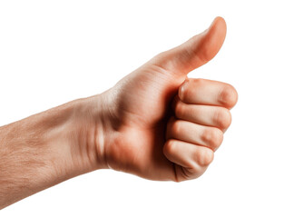 A single hand raised with a waving gesture, isolated on a white background for a friendly, casual look 