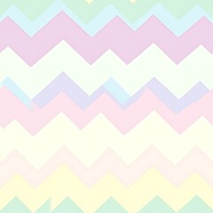 Soft pastel rainbow chevron background seamless pattern
