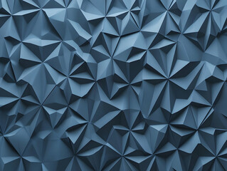Fototapeta premium Abstract 3D Blue Geometric Background