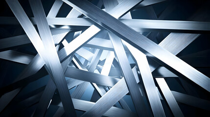 Abstract 3D Metal Background Image