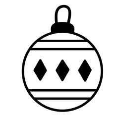 Christmas balls vector. Christmas elements 