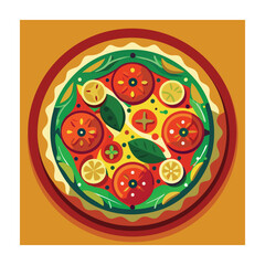 A Delicious Mexican Food Vector Illustration