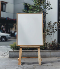 Blank street banner billboard mockup poster to advertise your product