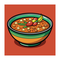 A Delicious Mexican Food Vector Illustration