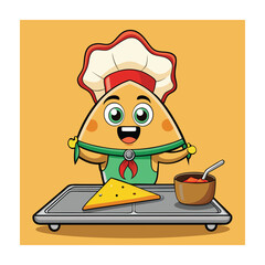 A Delicious Mexican Food Vector Illustration